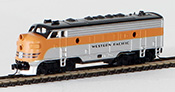 Micro-Trains American F-7 Dummy Locomotive Of the Western Pacific Railroad