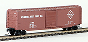 Micro-Trains American 50' Standard Boxcar of the Atlanta & West Point Railroad