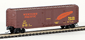 Micro-Trains American 50' Standar Boxcar, Plug Door, of the Western Pacific Railroad