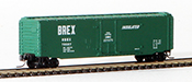 Micro-Trains American 50' Standard Boxcar, Plug Door, of the Burlington Refrigerator Express