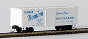 Micro-Trains American 40' Double Sheathed Wood Box Car of the Domino Sugar Company