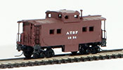 Micro-Trains American Caboose of the Atchison, Topeka and Santa Fe Railway