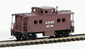 Micro-Trains American Caboose of the Atchison, Topeka & Santa Fe Railway