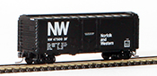 Micro-Trains American 40' Boxcar, Plug Door, of the Norfolk & Western Railway