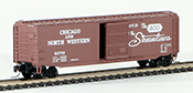 Micro-Trains American 50' Standard Box Car, Single Door, of the Chicago and North Western Railroad