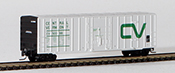 Micro-Trains American 50' Rib Side Box Car, FMC Plug Door w/o Roofwalk, of the Central Vermont Railway