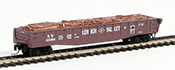 Micro-Trains American 50' Gondola, Fishbelly Side w/ Drop Ends and Scrap Iron Load of the Lehigh Valley Railroad 
