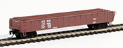 Micro-Trains American 50' Gondola, Straight Sides, Drop Ends, w/ H-Beam Load of the Atchison, Topeka & Santa Fe Railway