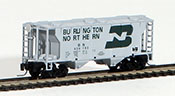 Micro-Trains American PS-2 Two-Bay Covered Hopper of the Burlington Northern Railroad