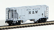Micro-Trains American PS-2 70 Ton Two-Bay Covered Hopper of the Norfolk & Western Railway