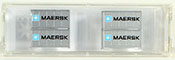 Micro-Trains 20' Containers (4-Pack) of the Maersk Shipping Company