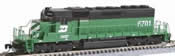 Micro Trains 97001022 USA Diesel Locomotive SD40-2 of the BN - 6704