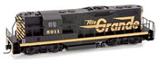 Micro Trains 98201052 USA Diesel Locomotive GP9 of the D&RGW – 5911