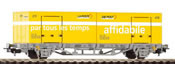 Consignment PI57746 Piko 57746 - Flatcar w/2x Containers Post SBB-CFF 