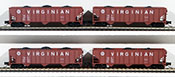 Pennzee American 4-Piece Hopper Set of the Virginian Railway