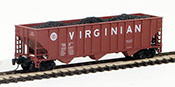 Pennzee American 100 Ton 3-Bay Hopper of the Virginian Railway 
