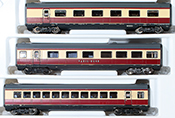 Roco German Set of Trans Europe Express Supplementary Coaches