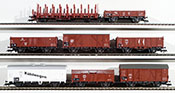 Roco German 8-Piece Freight Car Set of the DRG