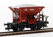 Roco German Hopper Wagon with Load of the DB