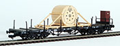 Roco German Stake Car with Cable Drum Load of the DRG