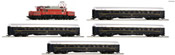 Roco 61470 - Austrian Electric locomotive class 1020 and 4 sleeping cars of the ÖBB (DCC Sound Decoder)