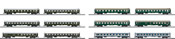 Trix 15919 - Display with 12 European Express Train Passenger Cars