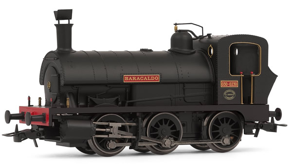 Electrotren E0049 - Spanish Steam Locomotive 030 Baracaldos in new livery of the RENFE