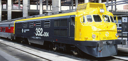 Electrotren E2322 - Locomotive  352.004 Grey endside   AC Digital