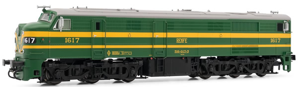 Electrotren E2414 - Spanish Diesel Locomotive 316.017 of the RENFE
