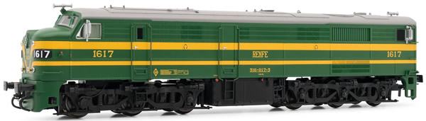 Electrotren E2414S - Spanish Diesel Locomotive 316.017 of the RENFE (Sound Decoder)