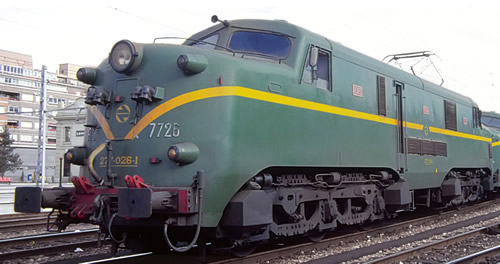 Electrotren E2757S - Spanish Electric Locomotive 277 con raya amarilla of the RENFE (DCC Sound Decoder)