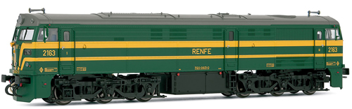 Electrotren E3113 - Locomotive 321.063 green & yellow