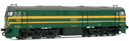 Electrotren E3113S - Locomotive 321.063 green & yellow  DC & SOUND