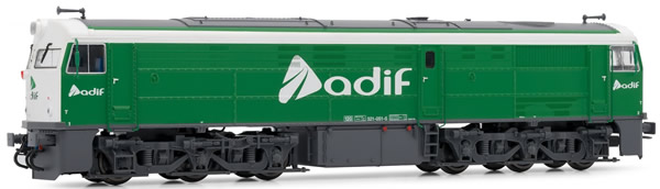 Electrotren E3115 - Spanish Diesel Locomotive 321.051  ADIF of the RENFE