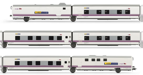 Electrotren E3272 - Spanish 6pc Coach Set Train Hotel Talgo Elipsos of the Renfe-SNCF