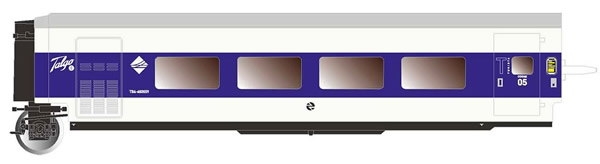 Electrotren E3347 - 2nd class passenger coach Talgo Pendular Largo Recorrido