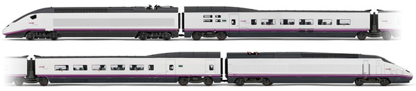 Electrotren E3522S - Spanish 4pc High Speed Train Set Euromed S-101 of the RENFE (DCC Sound Decoder)