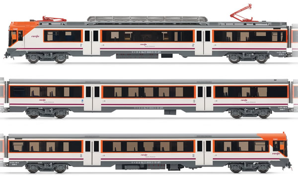 Electrotren E3609S - Spanish Electric Railcar class 470 of the RENFE Operadora (DCC Sound Decoder)