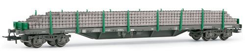 Electrotren E5188 - Low side wagon RENFE, tipo Rs, with concrete sleepers