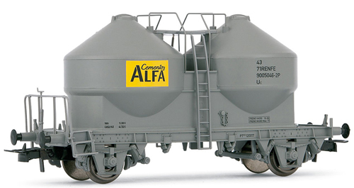 Electrotren E5487 - Tank wagon  Cementos Alfa, RENFE