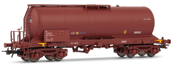 Electrotren E5892 - Tank Wagon of the RENFE  Oxid red