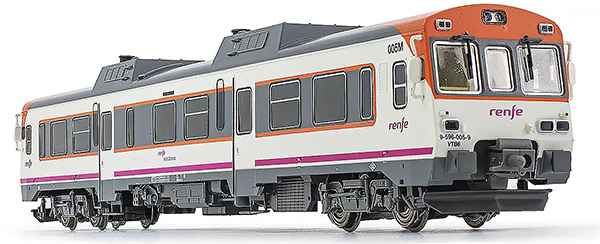 Electrotren HE2504A - Spanish Diesel railcar class 596 Media Distancia of the RENFE