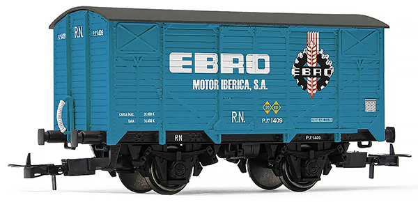 Electrotren HE6057 -  2-axle covered wagon PJ, Ebro