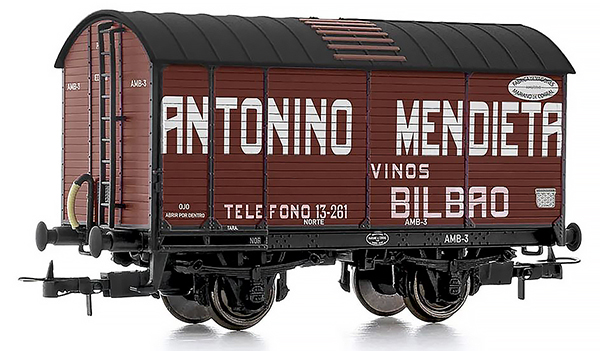 Electrotren HE6060 - wine transport wagon, Antonio Mendieta - Vinos Bilbao