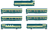 6pc Trenhotel Talgo passenger coach set