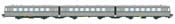Spanish 3pc Diesel railcar Ferrobus, 591.300 seriesof the RENFE (DCC Sound Decoder)