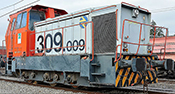 Spanish Diesel Locomotive Class 309 of the RENFE (Sound)