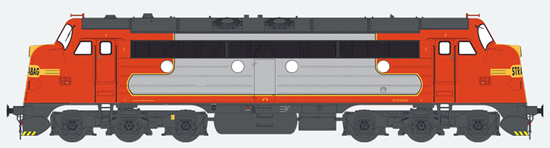 ESU 30220 - German Diesel Locomotive NoHAB Strabag Santa Fe MY 1125