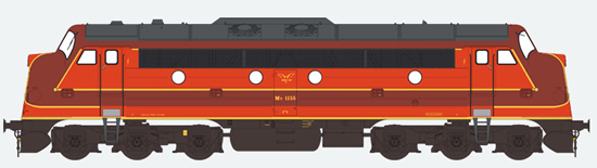 ESU 30223 - German Diesel Locomotive My Nohab, Altmark Rail, My 1155