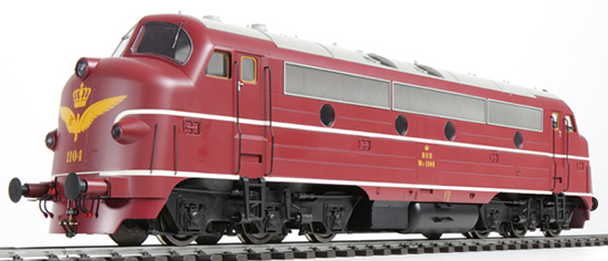 ESU 30224 - Danish Diesel Locomotive Nohab My, 1104 of the DSB